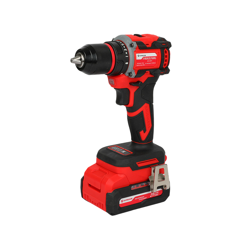 Taladro sin escobillas con batería de litio