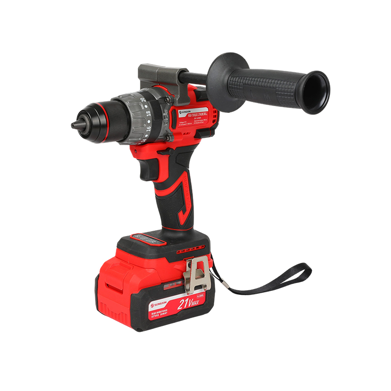 Taladro portátil inalámbrico recargable con batería de litio de 90 Nm