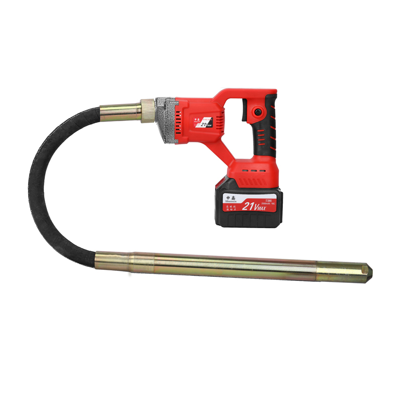 Vibrador de hormigón de cemento con batería de litio inalámbrico de mano